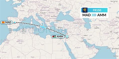 FR150 Flight Status Ryanair Madrid To Amman RYR150