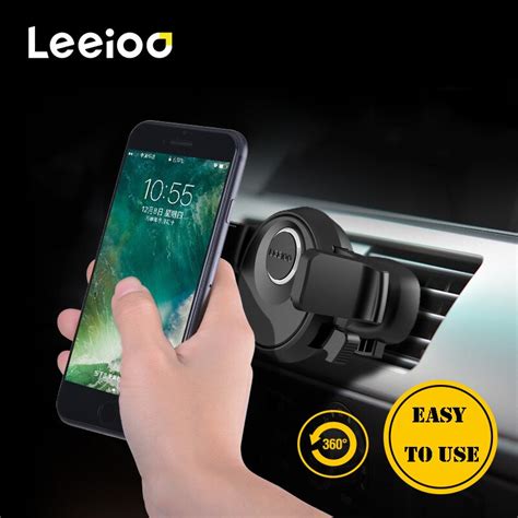 Suporte Do Telefone Do Carro Para O Iphone X Leeioo Graus