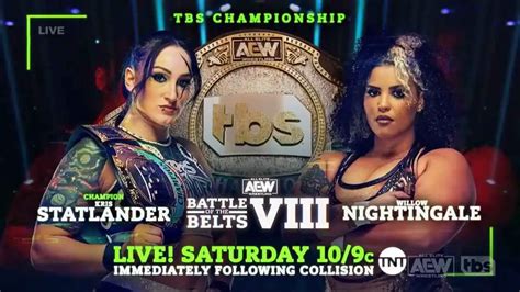 AEW Battle Of The Belts VIII International Title TBS Title Bouts Set