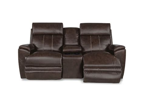 La Z Boy Talladega Casual Power Reclining Console Loveseat With Usb