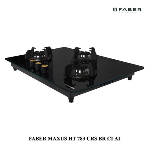 FABER Hob 78cm 3 Brass Burner MAXUS HT 783 CRS BR CI AI