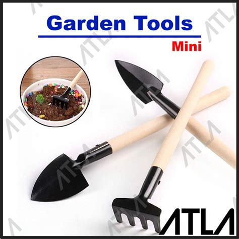 Jual Alat Berkebun Mini Garden Tools Set 3pcs Peralatan Taman Sekop