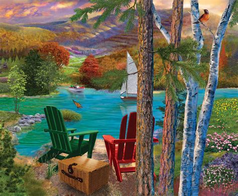 Comprar Puzzle SunsOut Vista Del Lago De 1000 Piezas SunsOut 31514