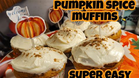 SUPER EASY PUMPKIN SPICE MUFFINS AND I MEAN EASY YouTube