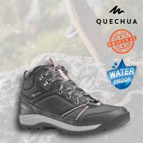 รองเท้าเดินป่ากันน้ำแบบออฟโรดสำหรับผู้หญิง รุ่น NH150 Mid WP QUECHUA ...