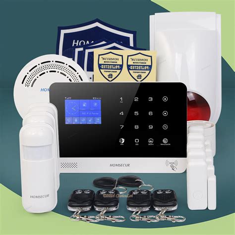 Homsecur Wireless Wifi G Gsm Sms Autodial Burglar Alarm System Ebay