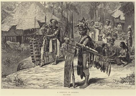 A Sketch In Borneo Stock Image Look And Learn