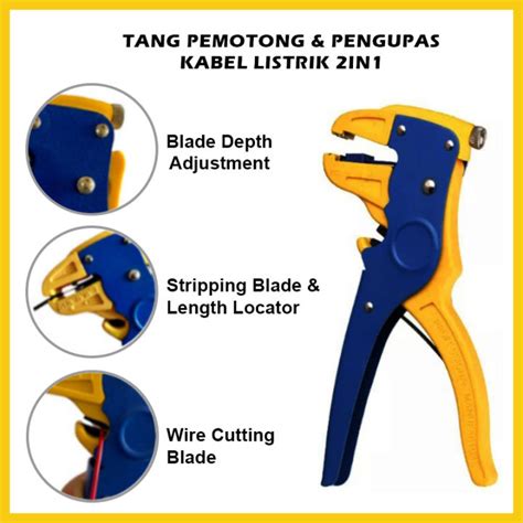 Tang Pengupas Dan Pemotong Kabel Listrik In Alat Pembuka Kulit