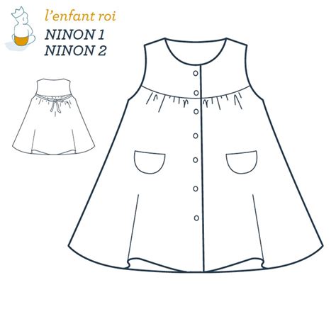 Patron L Enfant Roi Robe Ninon