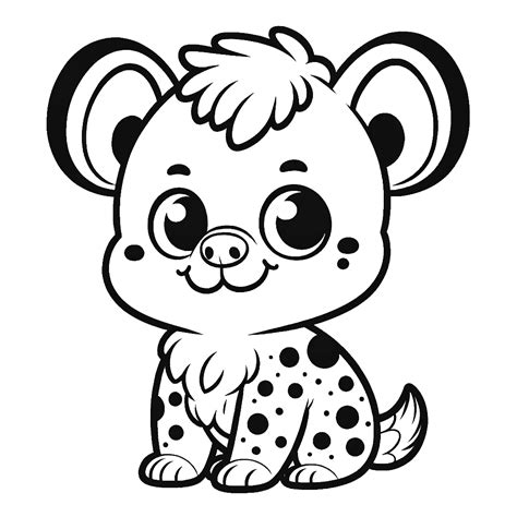 Hyena Coloring Pages - Coloring Pages Gem