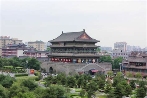 Drum Tower of Xi`an, China editorial photo. Image of china - 190359356