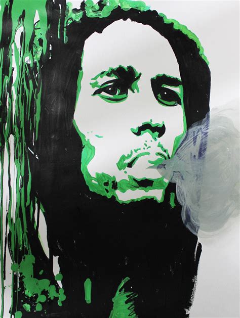 Bob Marley Three Piece Pop Art Painting Etsy