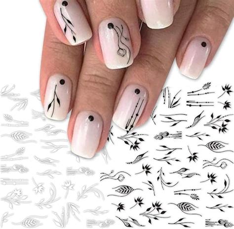 Easy Nail Designs Black And White Step By Step