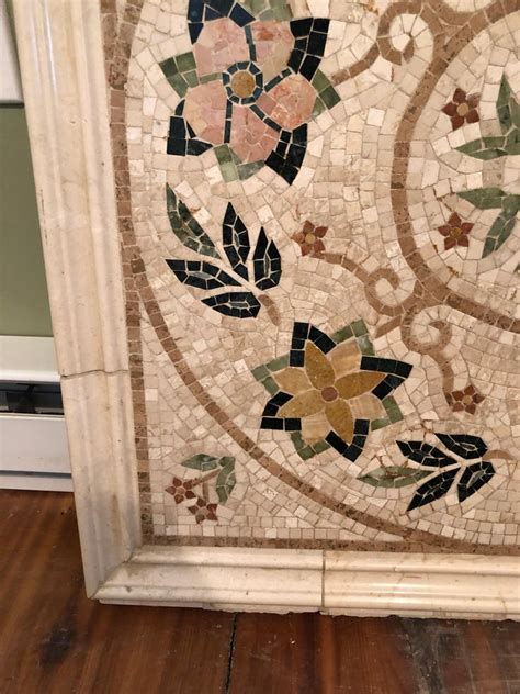 Mosaic Tile Medallion Centerpiece At 1stdibs