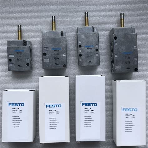 Brand New Festo Solenoid Valve MFH 5 1 8 B 19758 MFH518B19758 Marketer