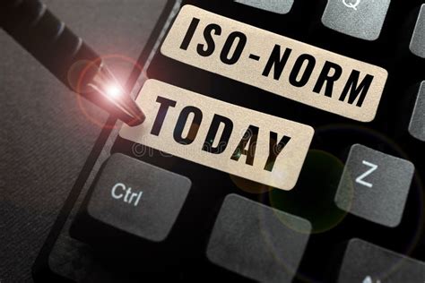 Inspiration Showing Sign Iso Norm Word Written On An Accepted Standard