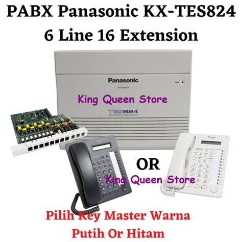 Jual Panasonic PABX TES824 6 Co Line 16 Ext Key Display Phone KX