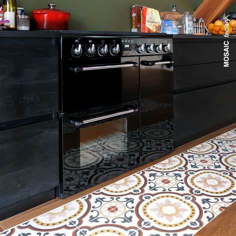 Patterned Kitchen Floor Tiles | MOSAIC FACTORY | Kitchen tiles design ...