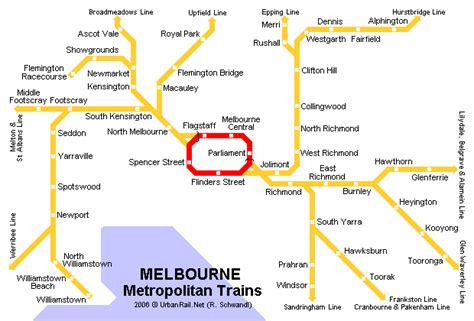 Melbourne Metro Map Melbourne Map, Melbourne Victoria, Flemington ...