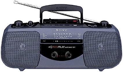 Sony CFS E14L L Portable Radio Recorder Blue Amazon Co Uk