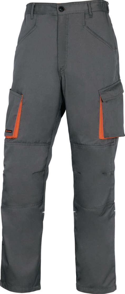 DELTA PLUS Pantalon De Travail Mach2 Polyester Coton Taille L Gris