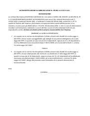 Autocertificazione Su Obbligo Legge N Doc Autocertificazione Su