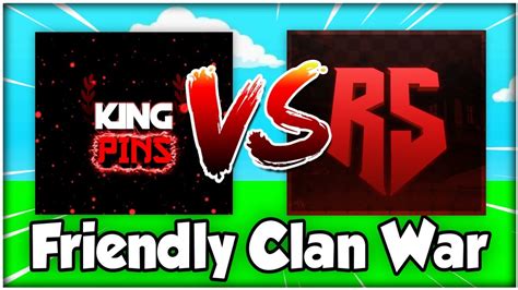 Kp Vs Rs Friendly Clan War Roblox Bedwars Youtube