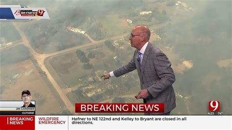 Watch Bob Mills Skynews Flies Over Burned Homes North Of Edmond