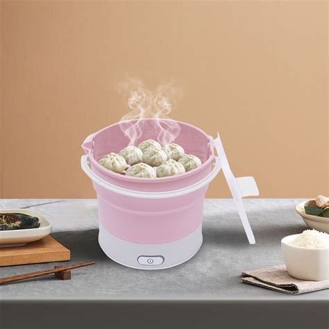 Mini Folding Electric Hot Pot Cooker Travel Pot Dual Voltage V V Cooking Walmart