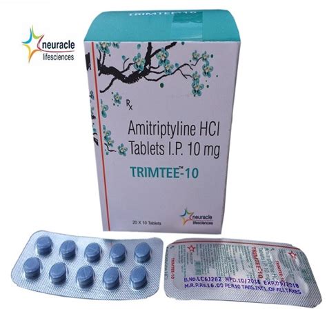 Amitriptyline Tablets Manufacturer and Supplier in India | TRIMTEE-10