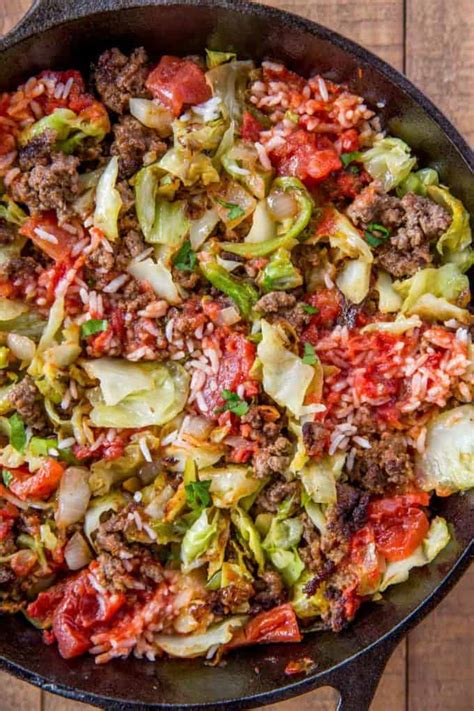 Stuffed Cabbage Casserole Recipe Dinner Then Dessert