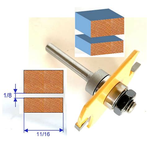 1 Pc 14 Sh 2 Diameter 18 Kerf Cut Off Deep 1116 Slot Router Bit