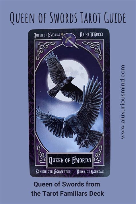 Queen Of Swords Tarot Meaning And Interpretation