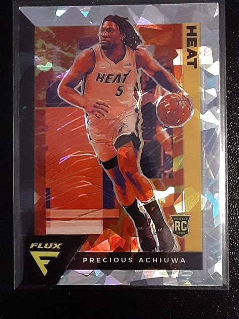 Flux Fanatics Silver Cracked Ice Prizm Rookie Rc Precious