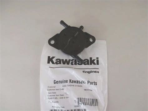 New Genuine Oem Kawasaki Part 49040 0770 Fuel Pump For Fr Fs And Fx