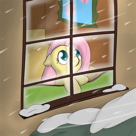 Artist Theparagon Derpibooru Import Fluttershy Safe Snow