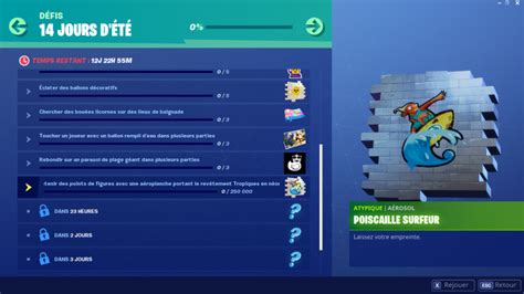 Fortnite Défis 14 Jours D été Le Guide Complet Des Défis Gratuits Jour 12