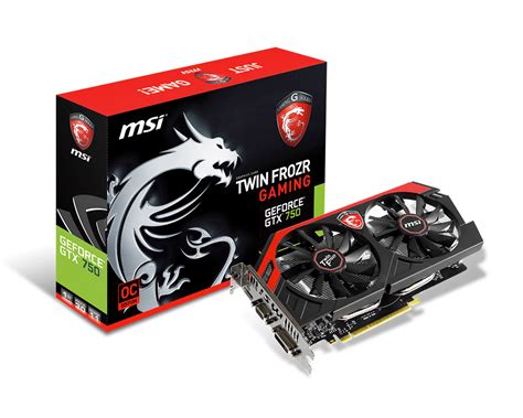 Видеокарта MSI GeForce GTX 750 1GB DDR5 TwinFrozr OC Gaming (N750_TF ...