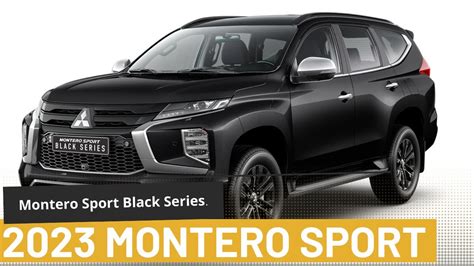 All New Mitsubishi Montero Sport Redesign Montero Sport Black