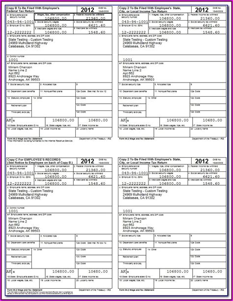 Online Fillable W 2 Forms - Form : Resume Examples #pv9wP8oY7A