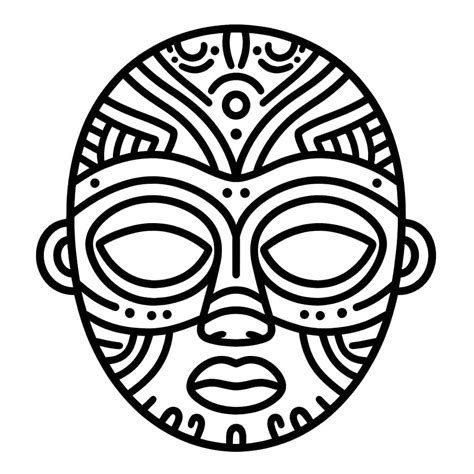 Pinturas Africanas Para Colorir - 5