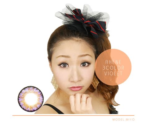 Ahene 3 Violet Contact Lens For Farsighted Oh My Lens