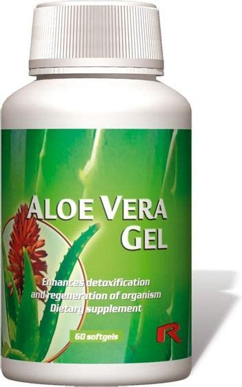 Preparat Medycyny Naturalnej Starlife Aloe Vera Gel Kap Suplement