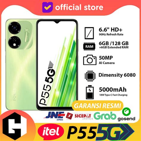 Promo Itel P G Power Gb Garansi Resmi Ram Gb Gb