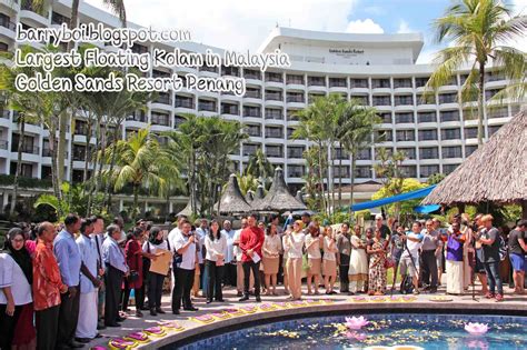 Largest Floating Kolam in Malaysia by Golden Sands Resort Penang