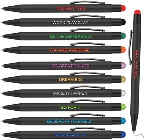 Amazon Kosiz 20 Pcs Inspirational Pens Funny Pens Motivational