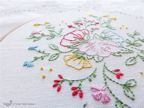 Bouquet Of Flowers 6 Embroidery Kit Tamar Nahir Yanai