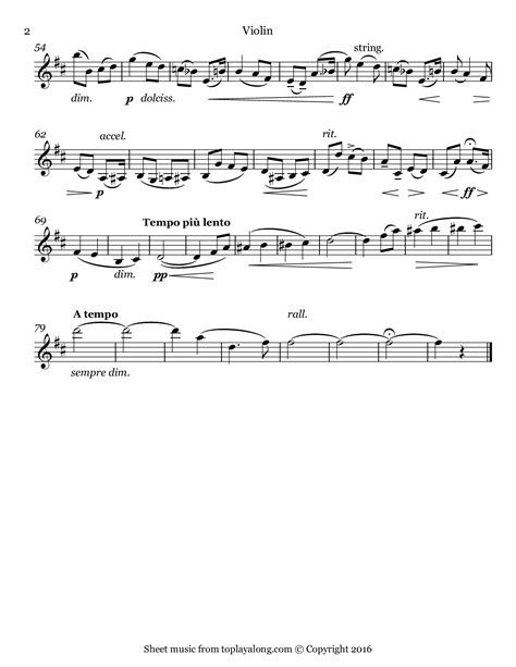 Salut Damour By Elgar Sheet Music For Violin Page Violin Sheet