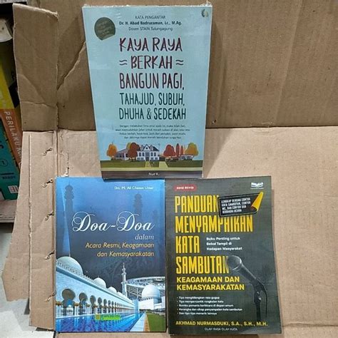 Jual Promo Paket Buku Kaya Raya Berkah Bangun Pagi Tahajud Subuh