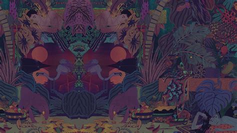 I turned the Zaba album art into a desktop background. : r/glassanimals